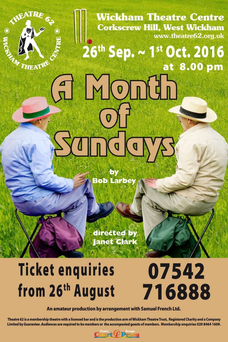 A month of Sundays poster