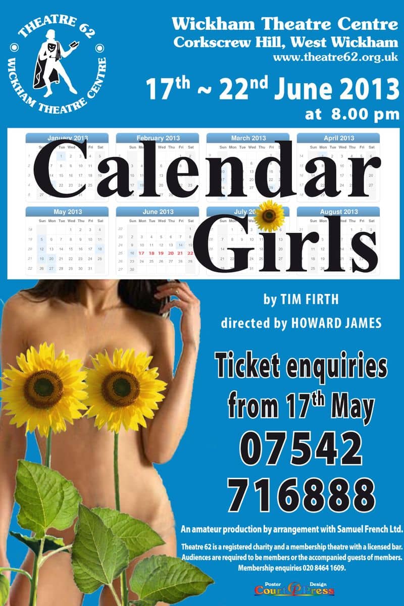 Calendar Girls - poster - Theate 62